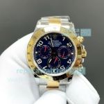 FH Factory 1:1 Copy Gain Weight Rolex 2-Tone Daytona Blue Arabic Dial 4131 Watch 